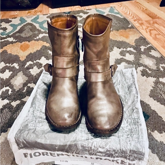 Fiorentini + Baker Shoes - Fiorentini + Baker Eternity Boots Size 8 Tobacco Bronze Gorgeous Color RARE